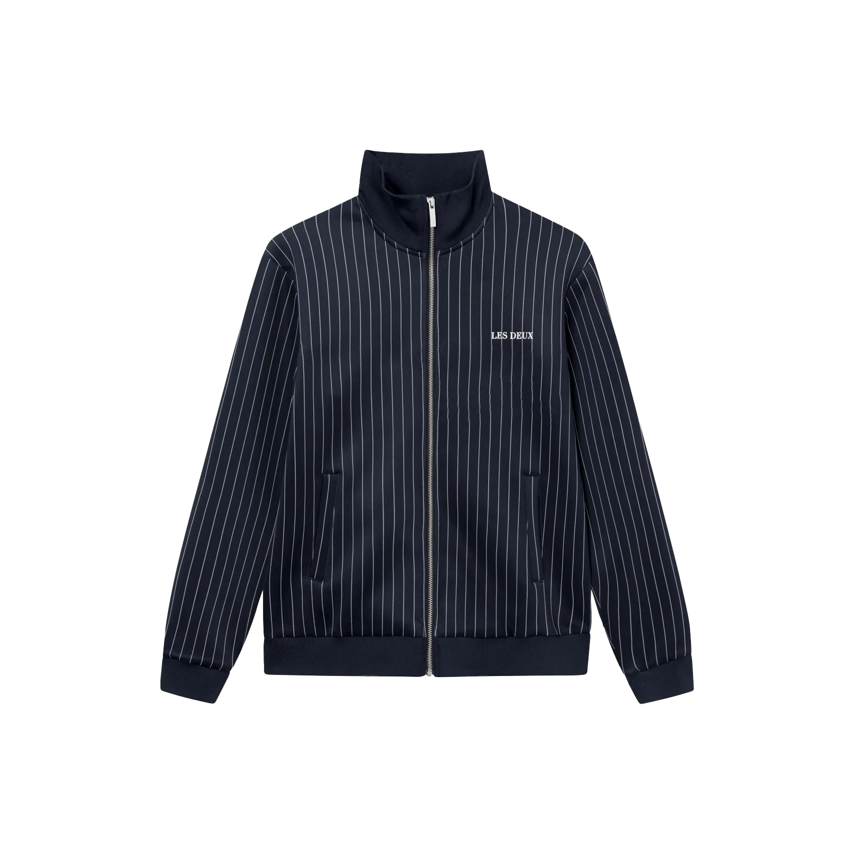 Ballier Pinstripe Track Jacket Dark Navy/light Ivory
