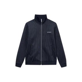 Ballier Pinstripe Track Jacket Dark Navy/light Ivory