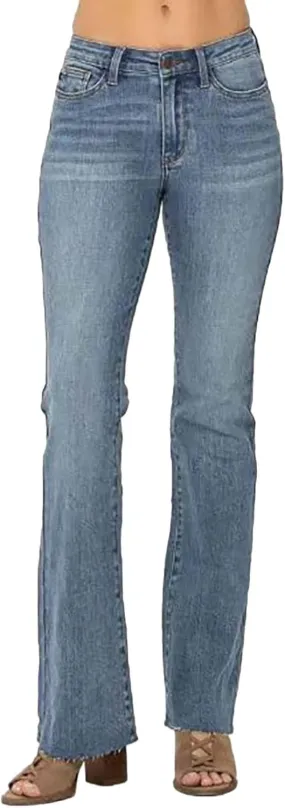 Bell Bottom Jeans for Women High Waisted Stretchy Flare Jeans Skinny Jeans Flare Denim Pants Bootcut Jeans 2024