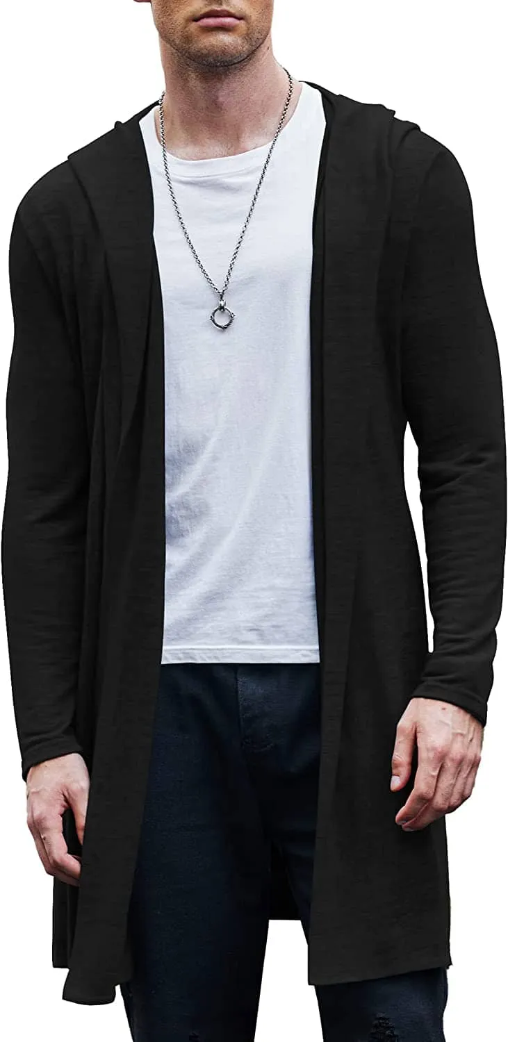 Casual Drape Cape Open Front Cardigan (US Only)