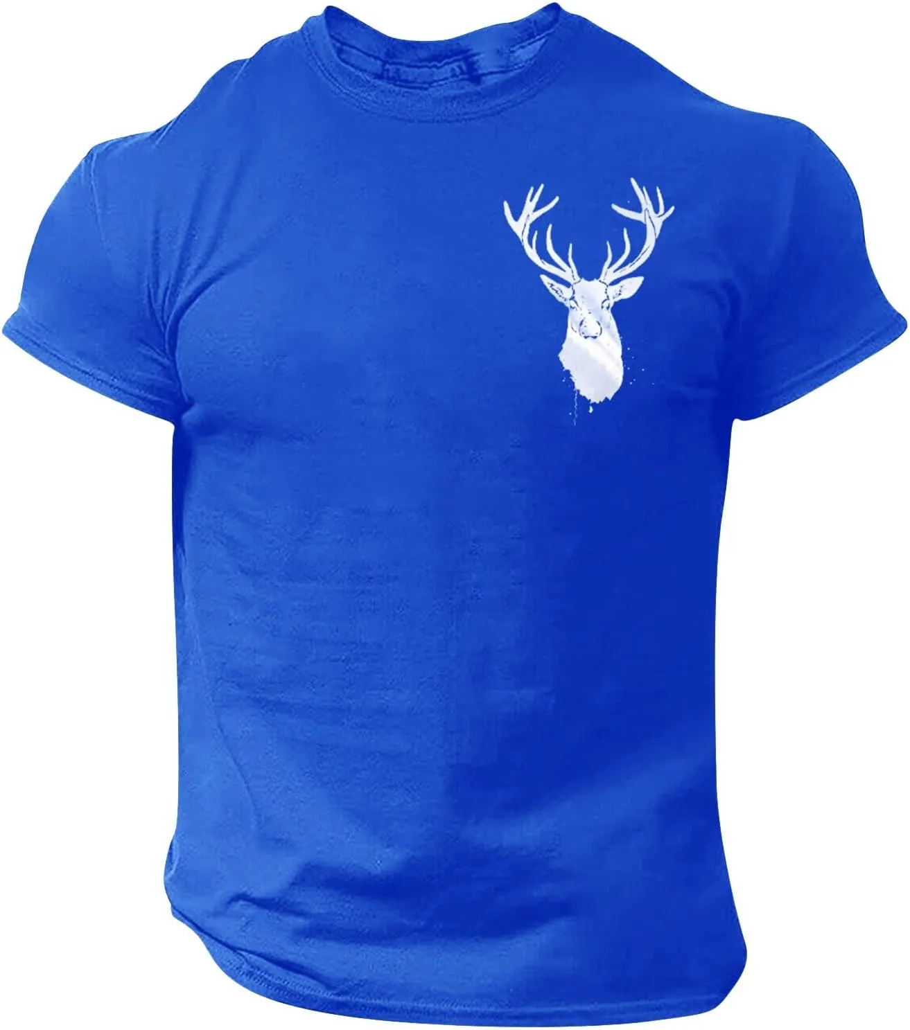 Crewneck Vintage T Shirts for Men Slim Fit Short Sleeve 2025 Trendy Summer Graphic Tees Hip Hop Hipster Streetwear