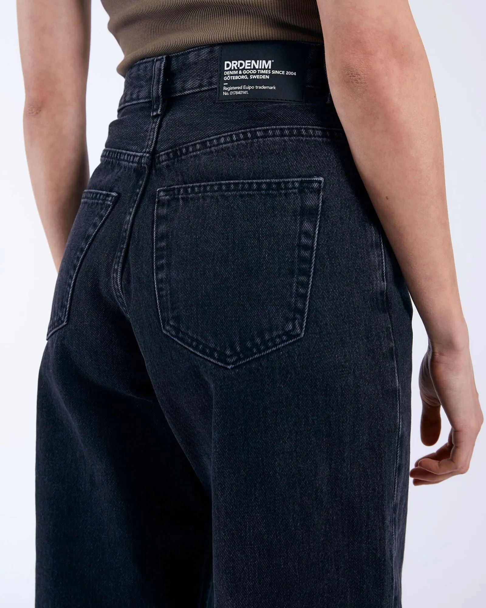 Donna Baggy Jeans - Retro Black