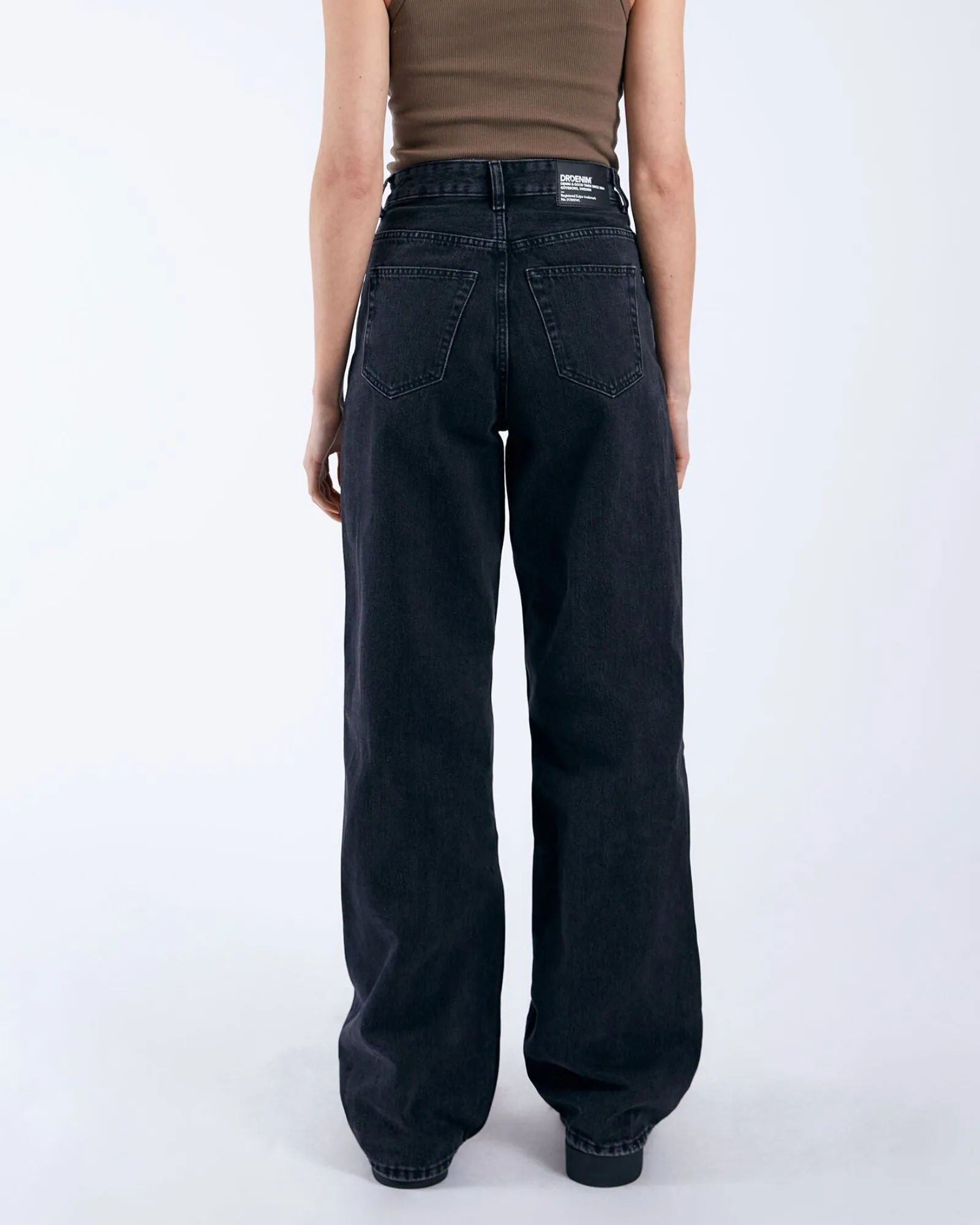 Donna Baggy Jeans - Retro Black