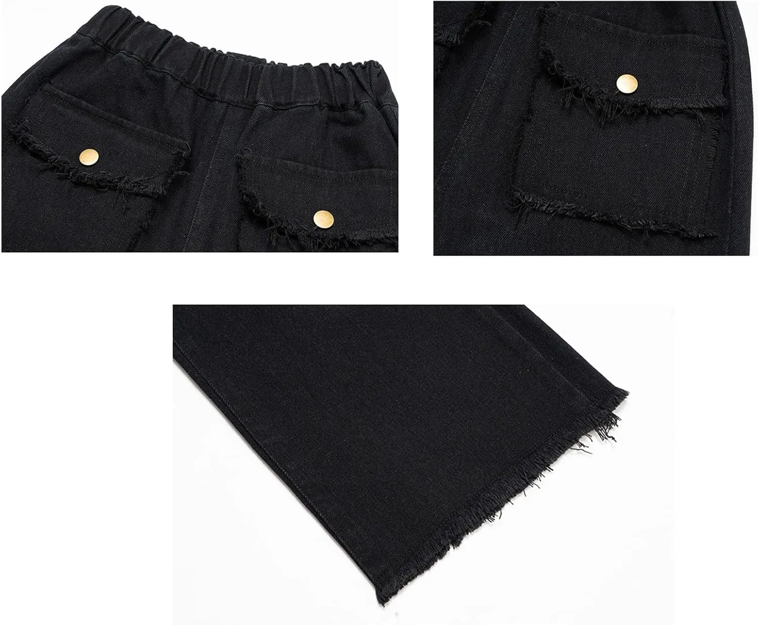 Girls Baggy Jeans Wide Leg Baggy Jeans High Waist Cargo Pants Vintage Streetwear Denim Jeans