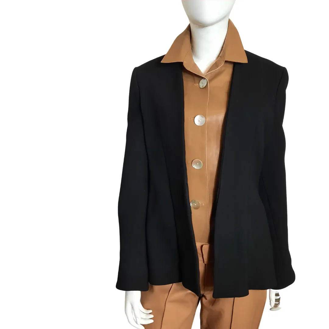 Marni Commessa Wool Crepe Jacket Size 42