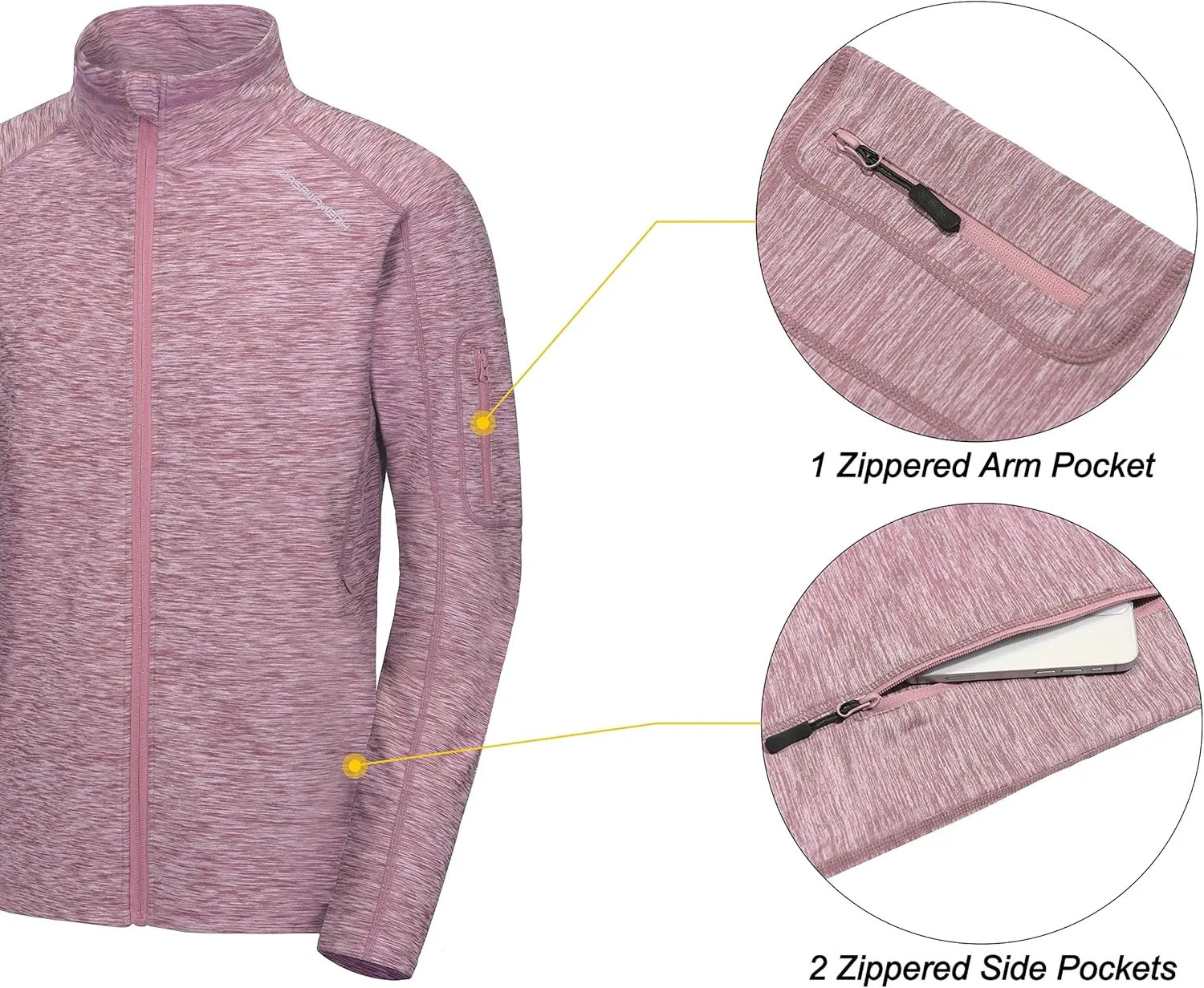 Men's Running Sport Track Jacket Full Zip Workout Athletic Fitness Jackets for Training