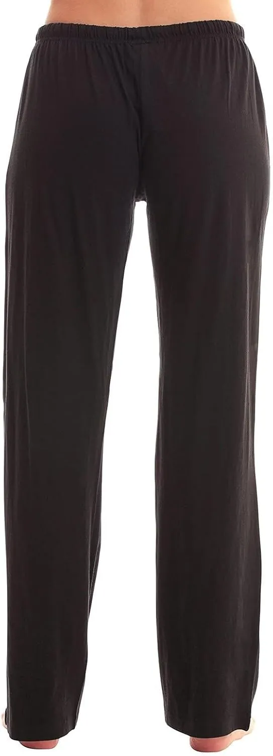 Pants for Women Casual High Waist Drawstring Elastic Waist Pants Lightweight Comfy Straight Leg Pant Loose Fit Trousers