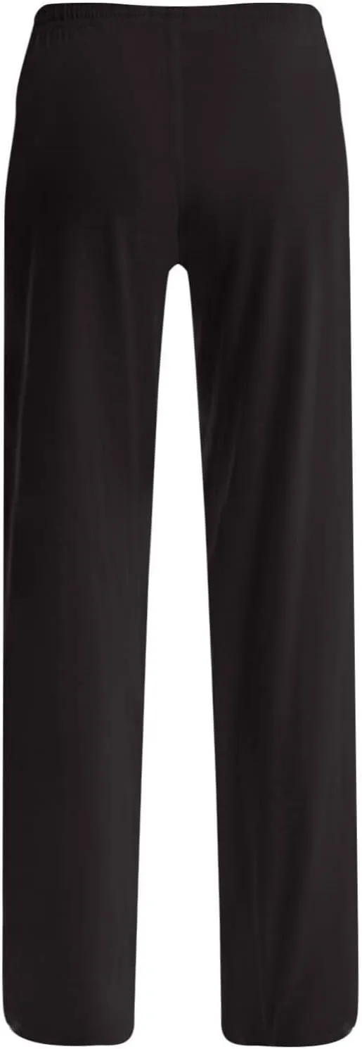 Pants for Women Casual High Waist Drawstring Elastic Waist Pants Lightweight Comfy Straight Leg Pant Loose Fit Trousers