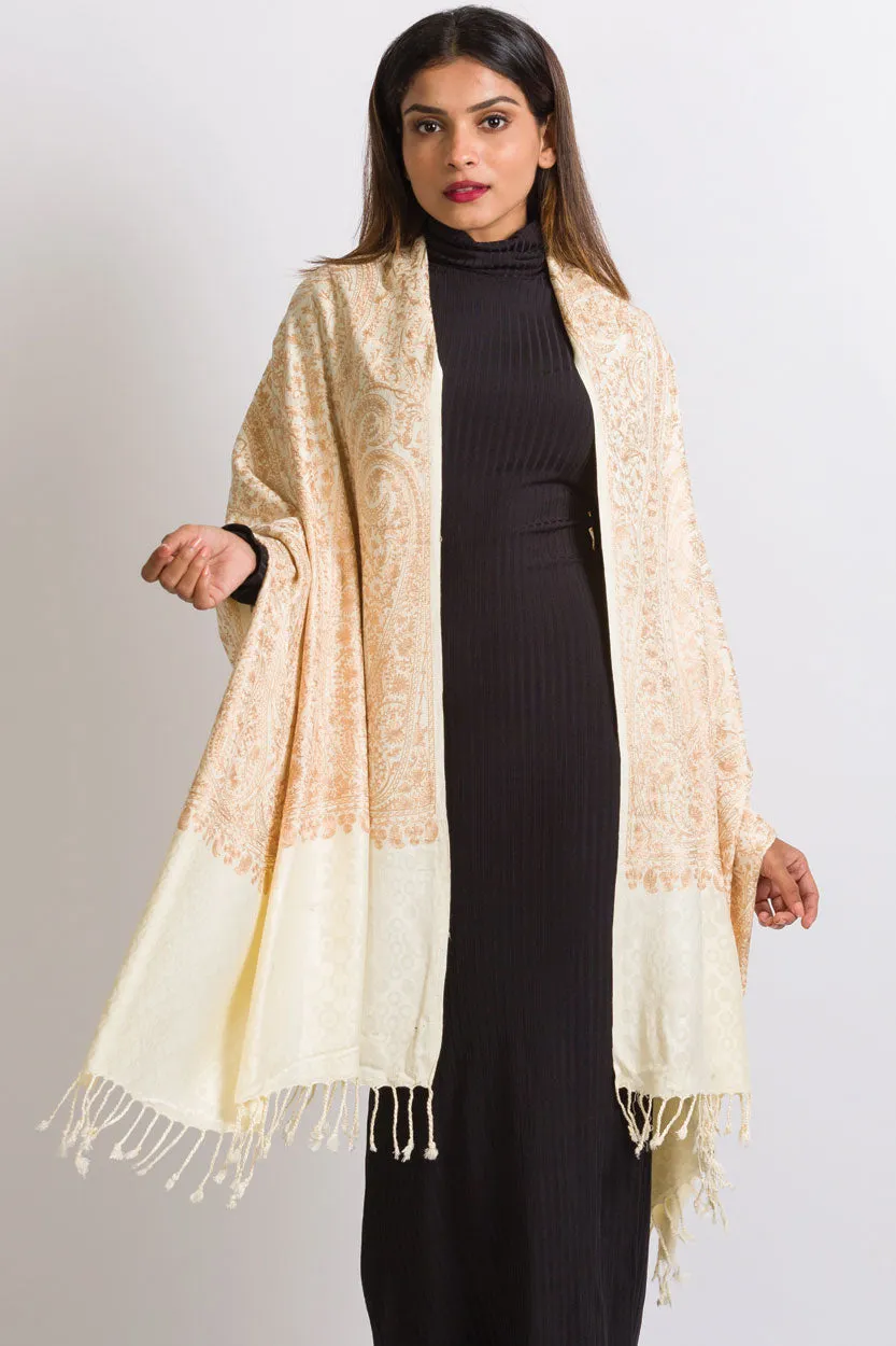 Tanaya Shawl Ivory
