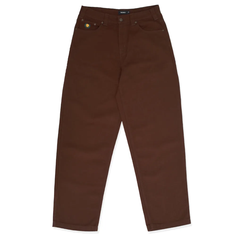 THEORIES PLAZA JEANS BROWN