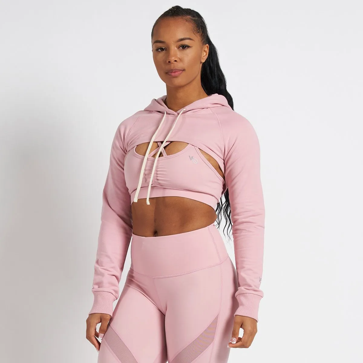 Vanquish Radiate Women's Pink Super Cropped Hoodie