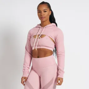 Vanquish Radiate Women's Pink Super Cropped Hoodie