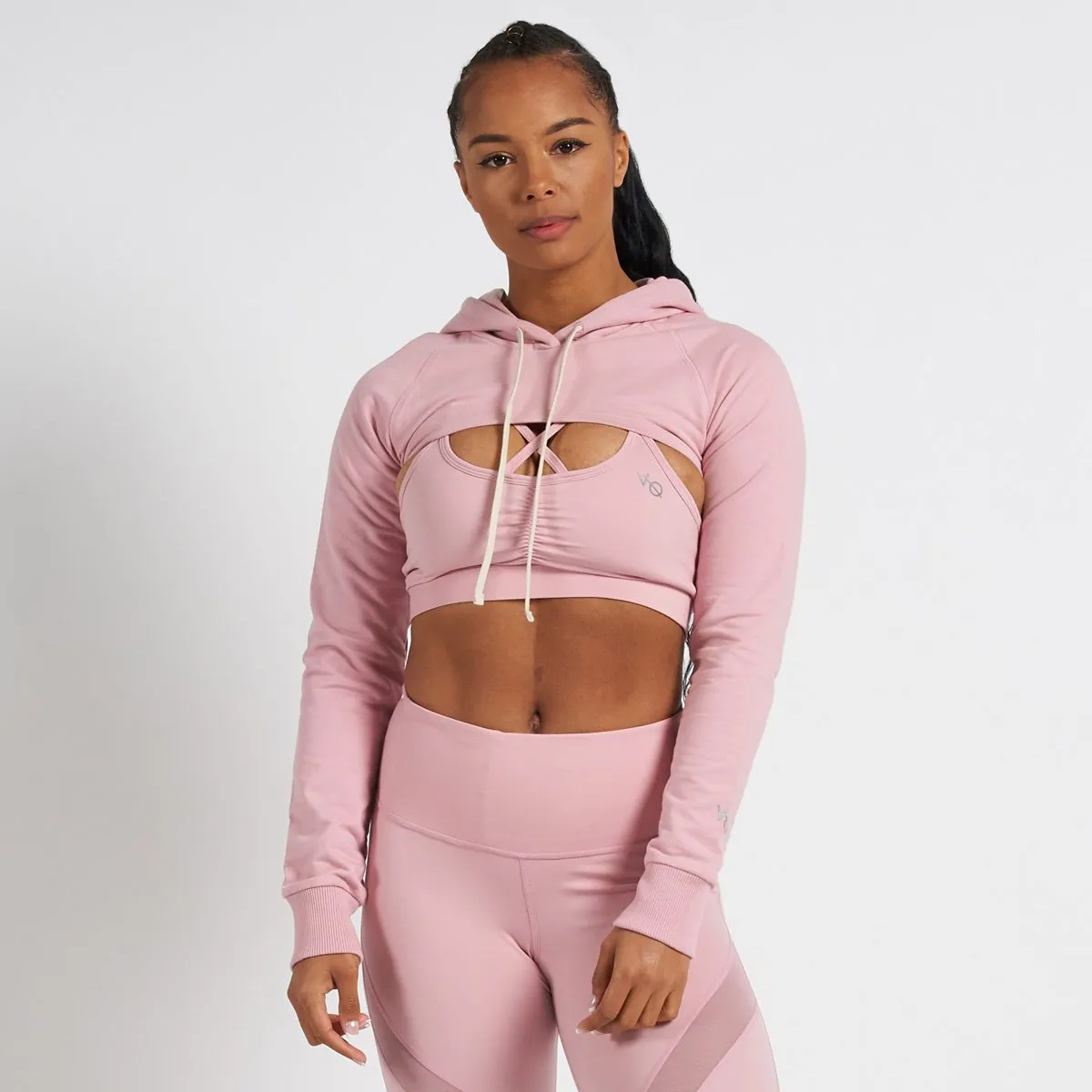 Vanquish Radiate Women's Pink Super Cropped Hoodie