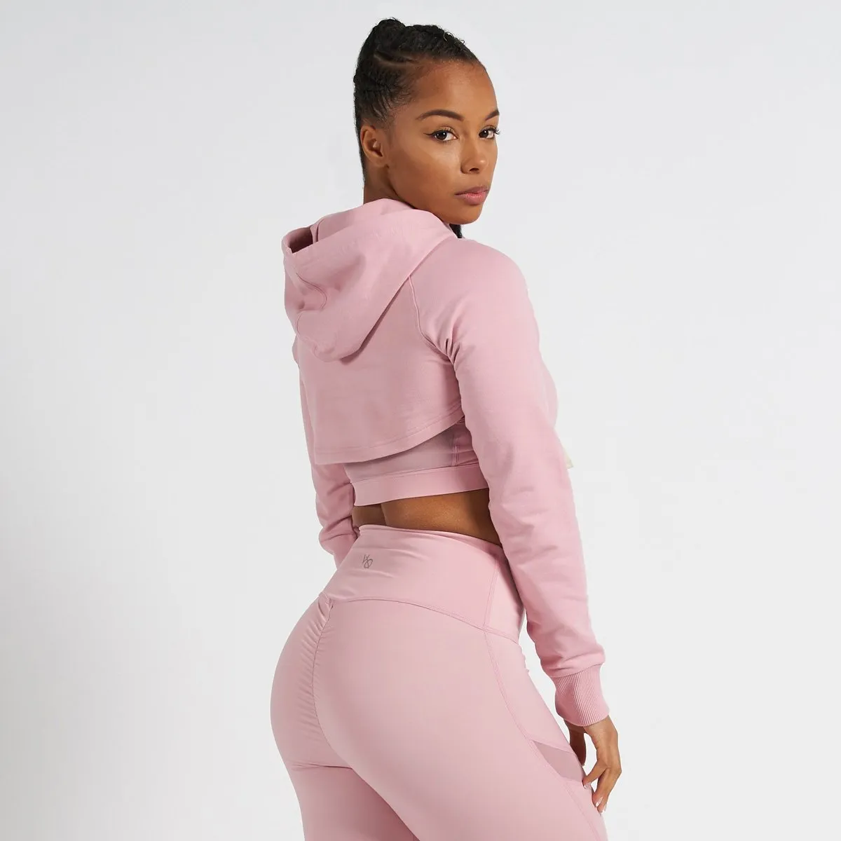Vanquish Radiate Women's Pink Super Cropped Hoodie