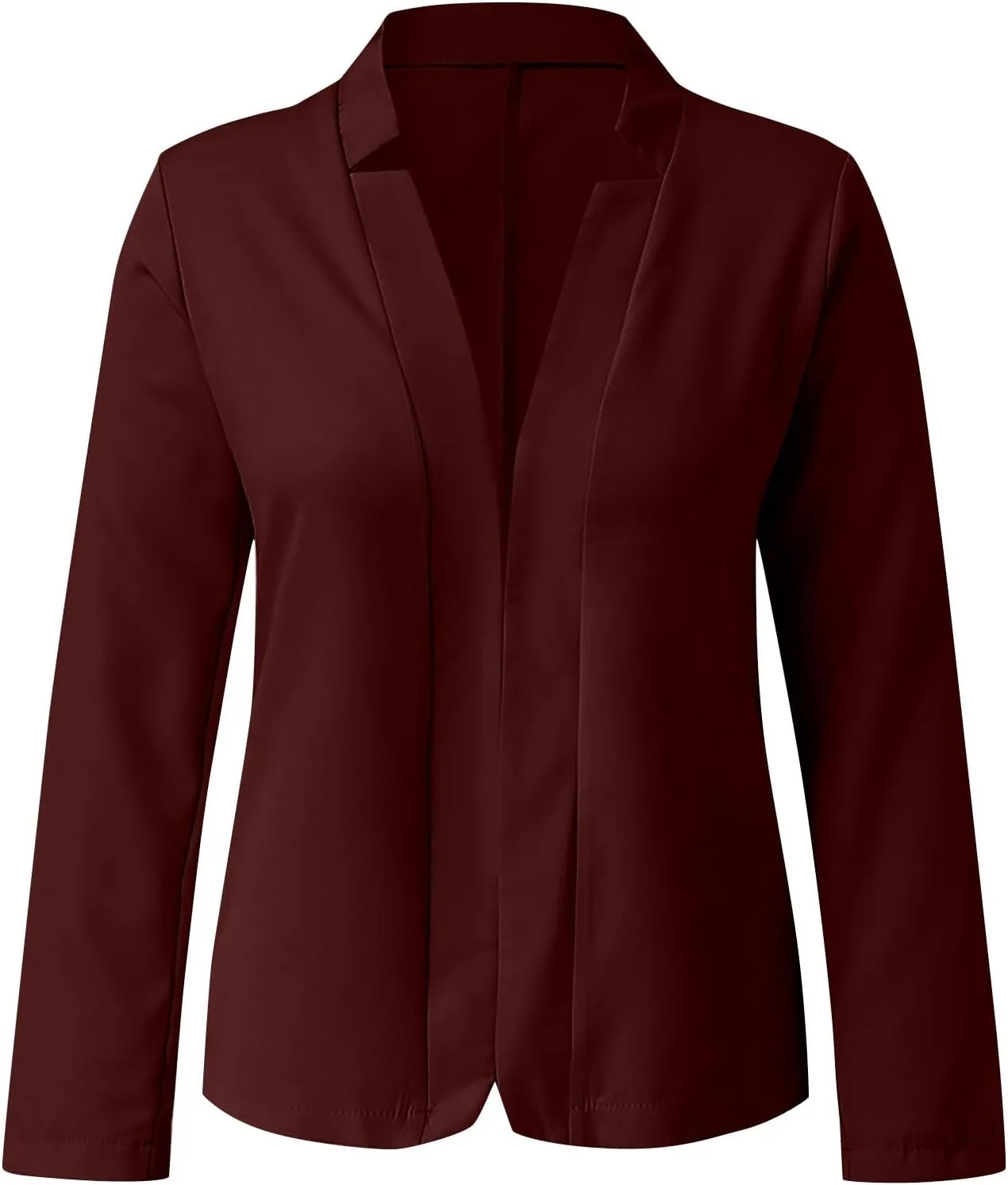 Womens Blazers for Work Casual Work Women Jacket Open Front Wool Fashion Cardigan Loose Fit With Pockets Blazer