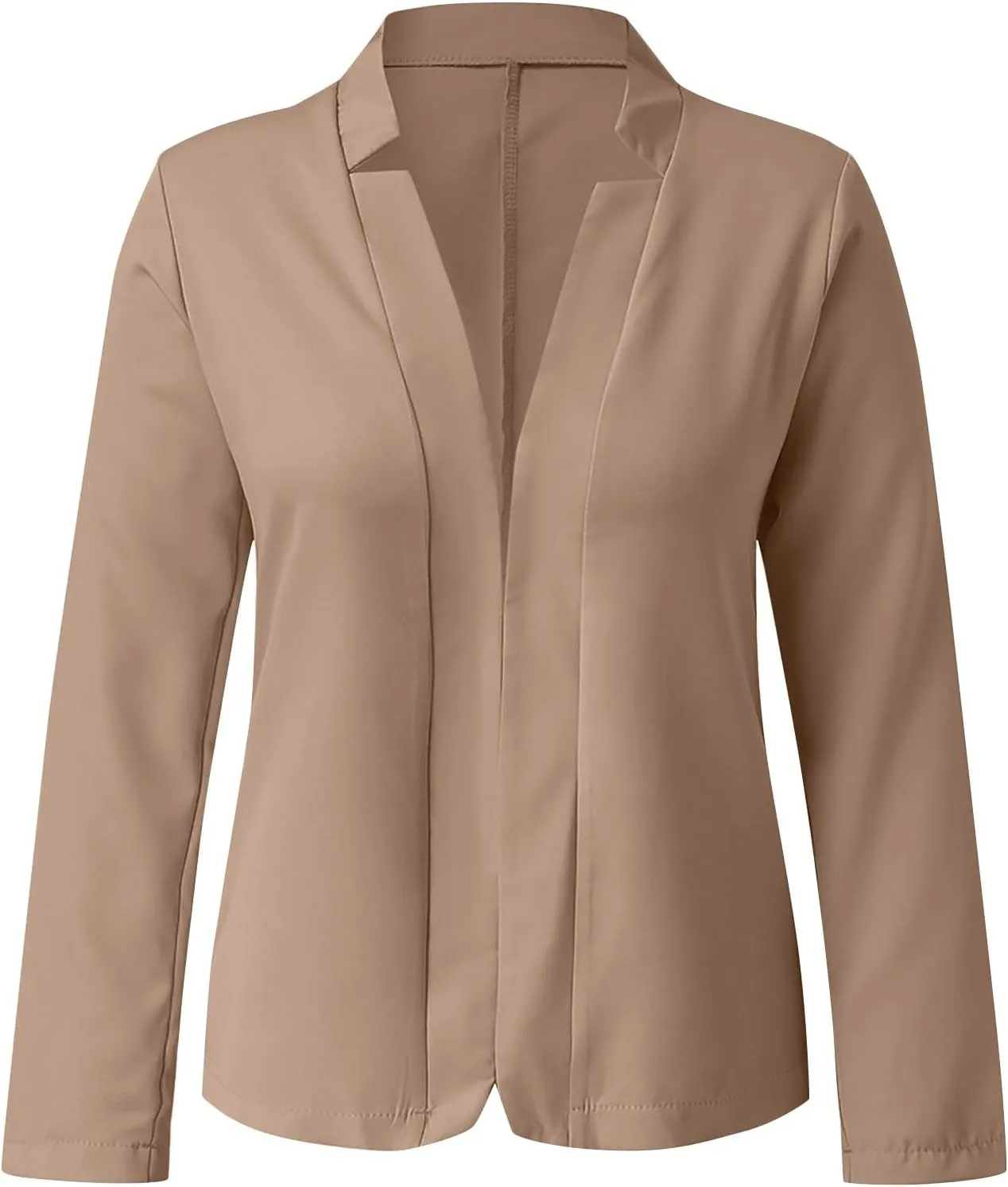 Womens Blazers for Work Casual Work Women Jacket Open Front Wool Fashion Cardigan Loose Fit With Pockets Blazer