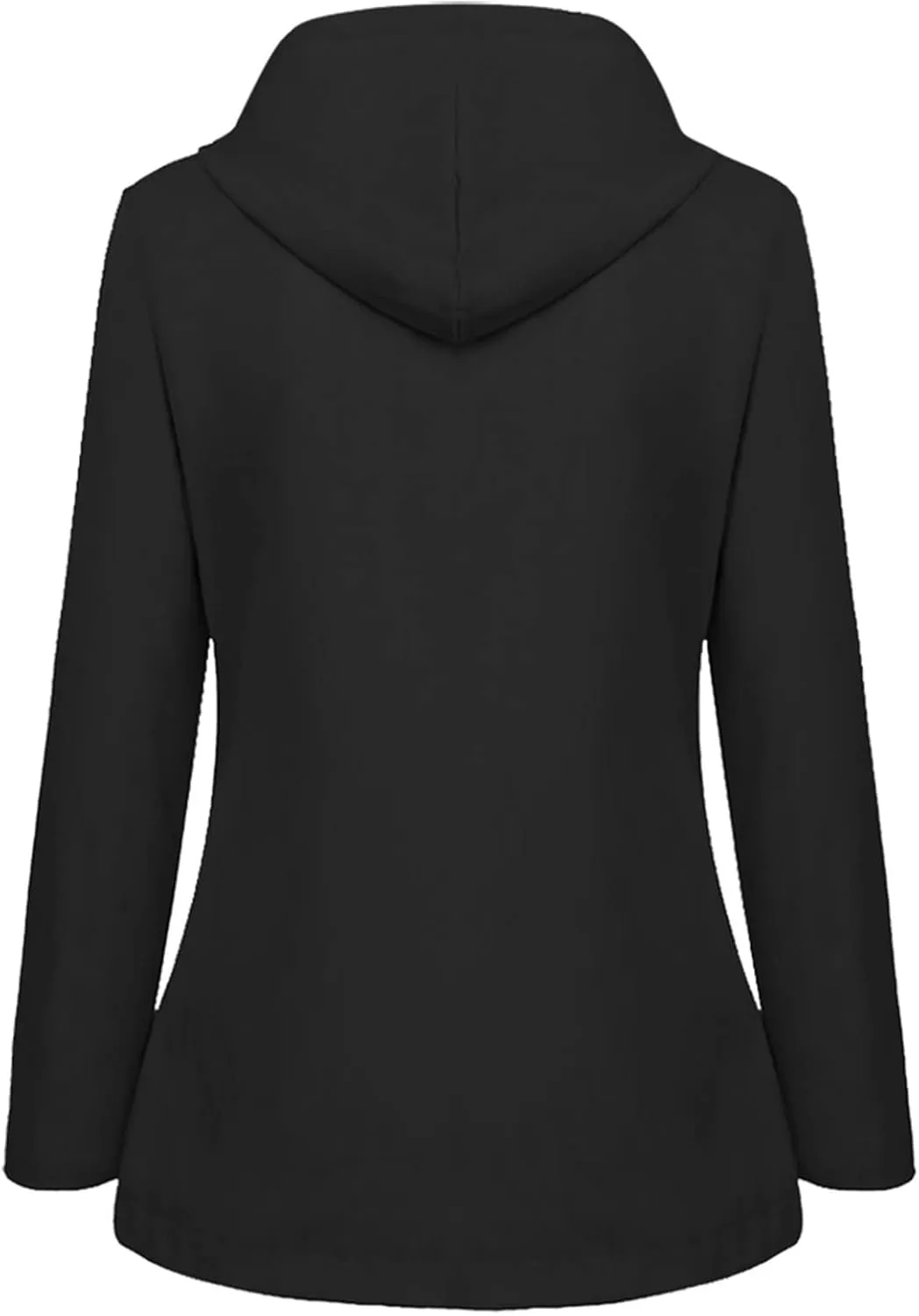 Womens Rain Jacket Lightweight Waterproof Rain Coats,Plus Size Packable Long Outdoor Windbreaker Hooded Drawstring Outwear