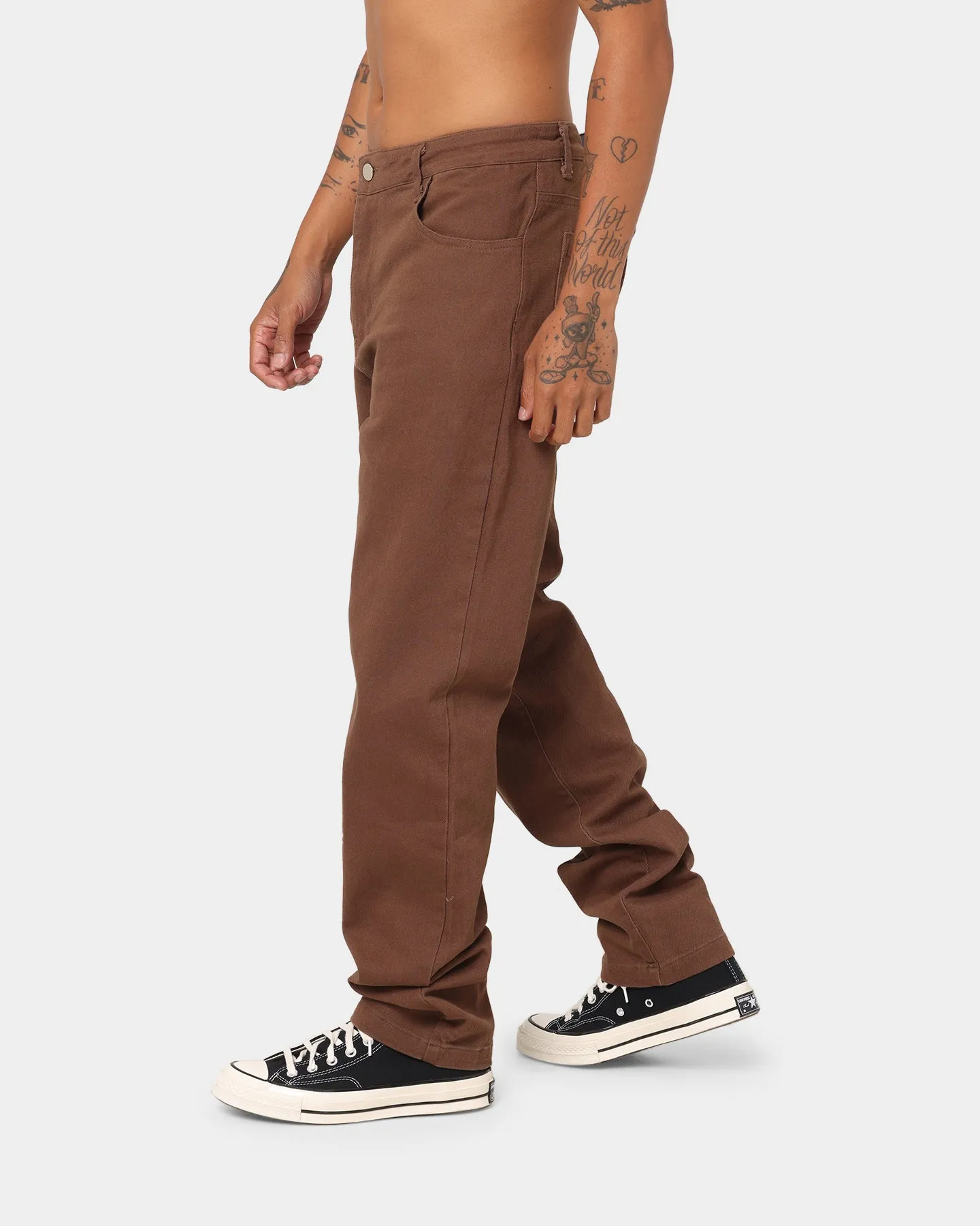 XXIII Beckett Baggy Jeans Chocolate
